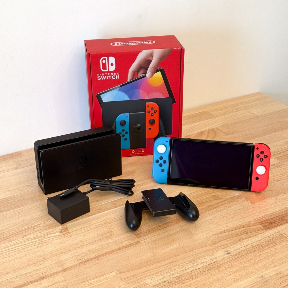 Nintendo Switch OLED 256GB in Box (HEG-001) | Tested - Working
